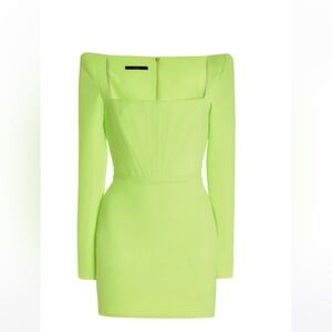 Alex Perry NWT CREPE MINI CORSET DRESS